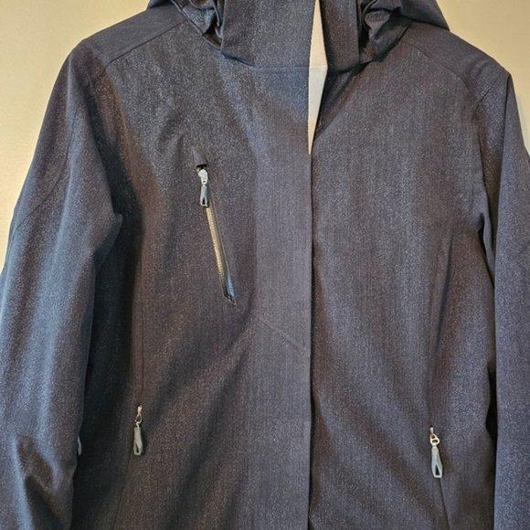 Spyder Women's Fall Winter Jacket Coat Hoodie Black Size 12. - Picture 7 of 16